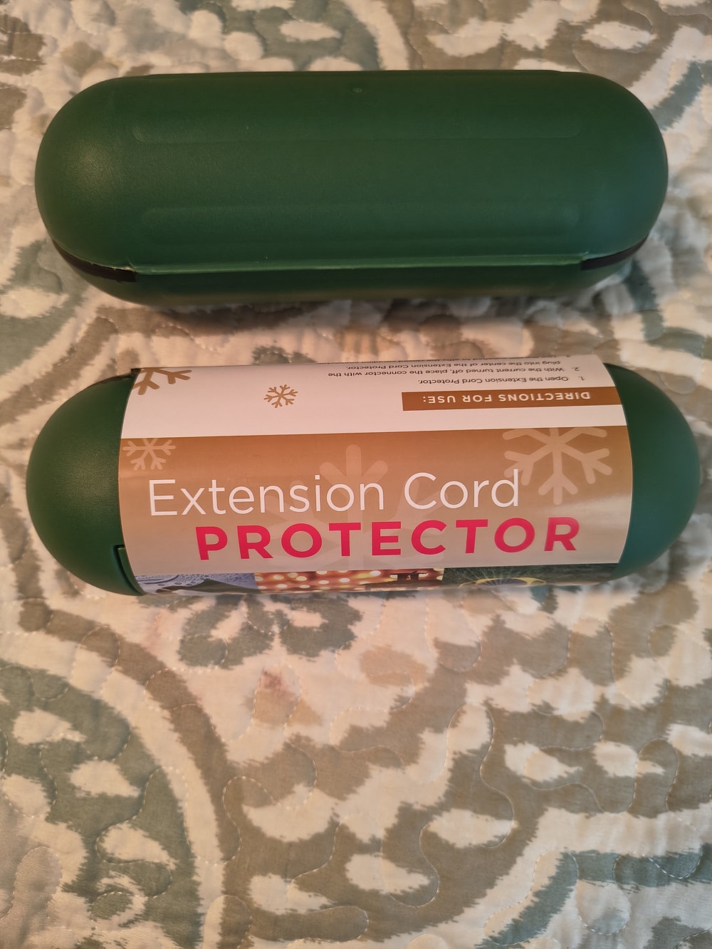 Green Extension Cord Protector Case - Brand Unknown